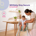 Compact and carryable Absorbia baby high chair